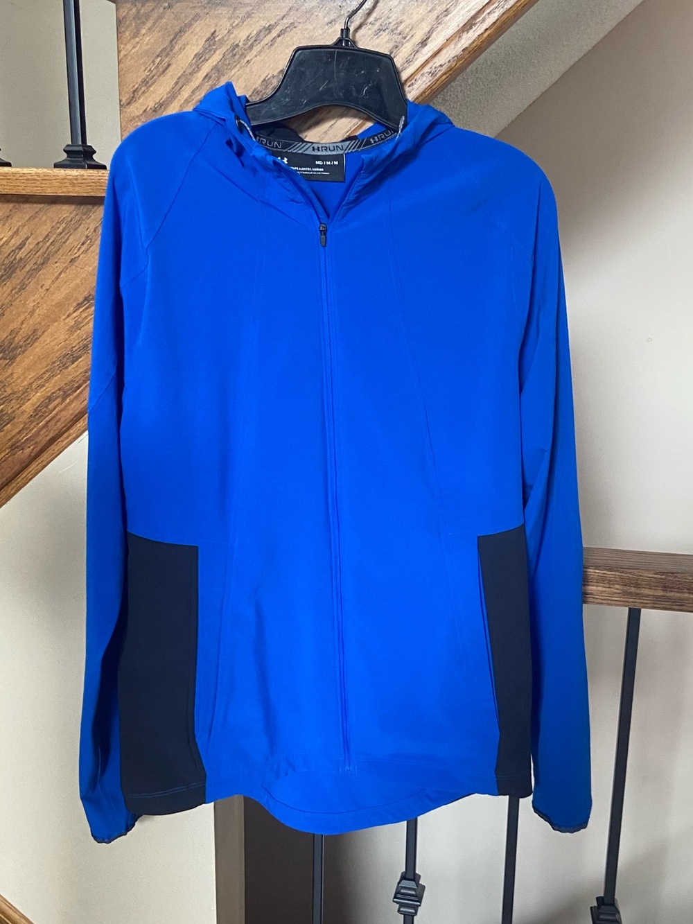 Under Armour Men's Royal Blue Full-Zip Hooded Performance Jacket